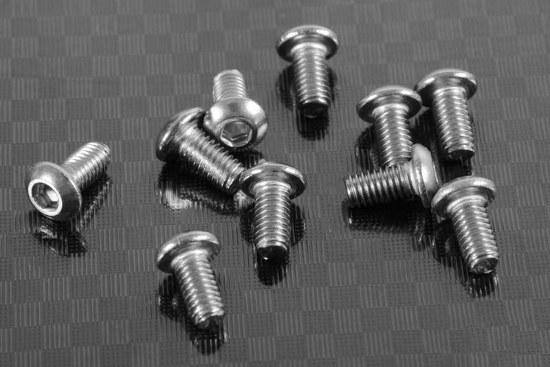 Button Head Cap Screws M3 x 6mm (10)