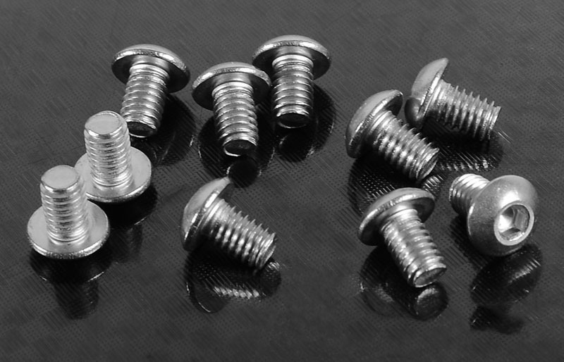 Button Head Cap Screws M4 x 6mm (10)