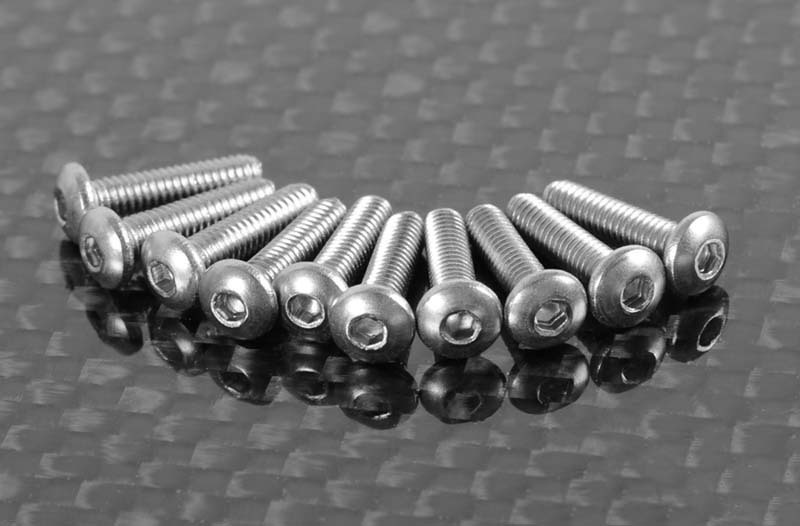 Button Head Cap Screws M2.5 x 10mm (10)