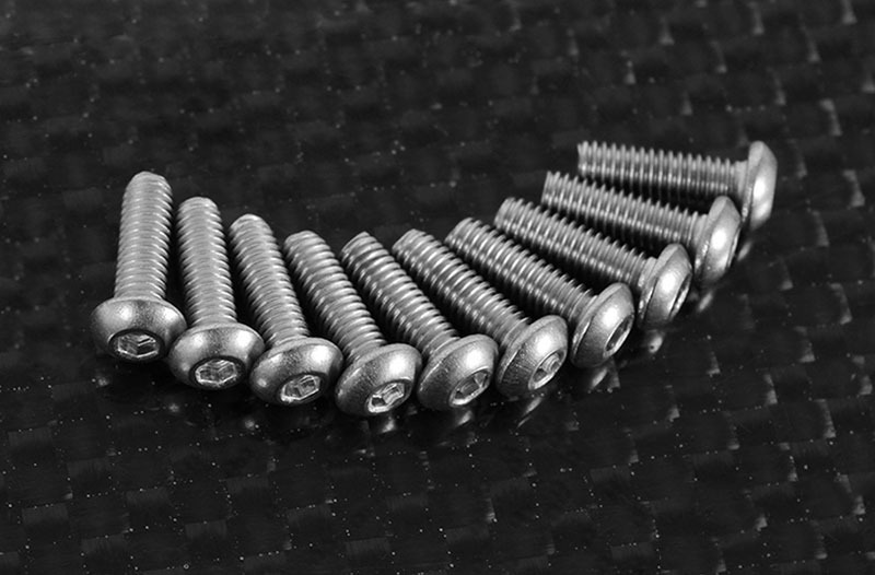 Button Head Cap Screws M2.5 x 8mm (10)