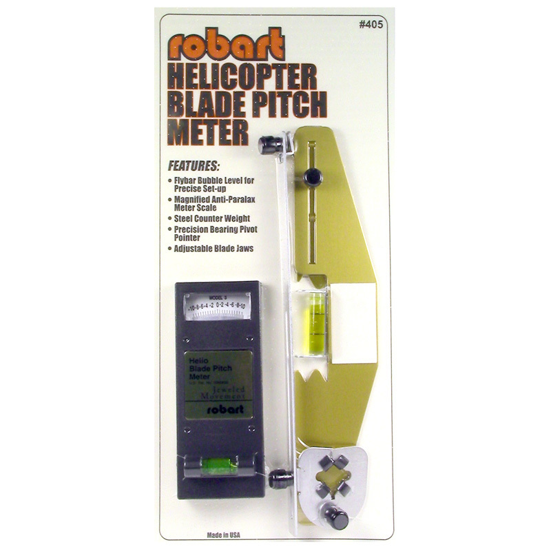 ROBART HELI BLADE  PITCH METER