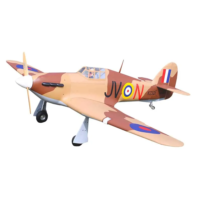 Seagull Models Hawker Hurricane 82inch 33cc ARF with Electric Re