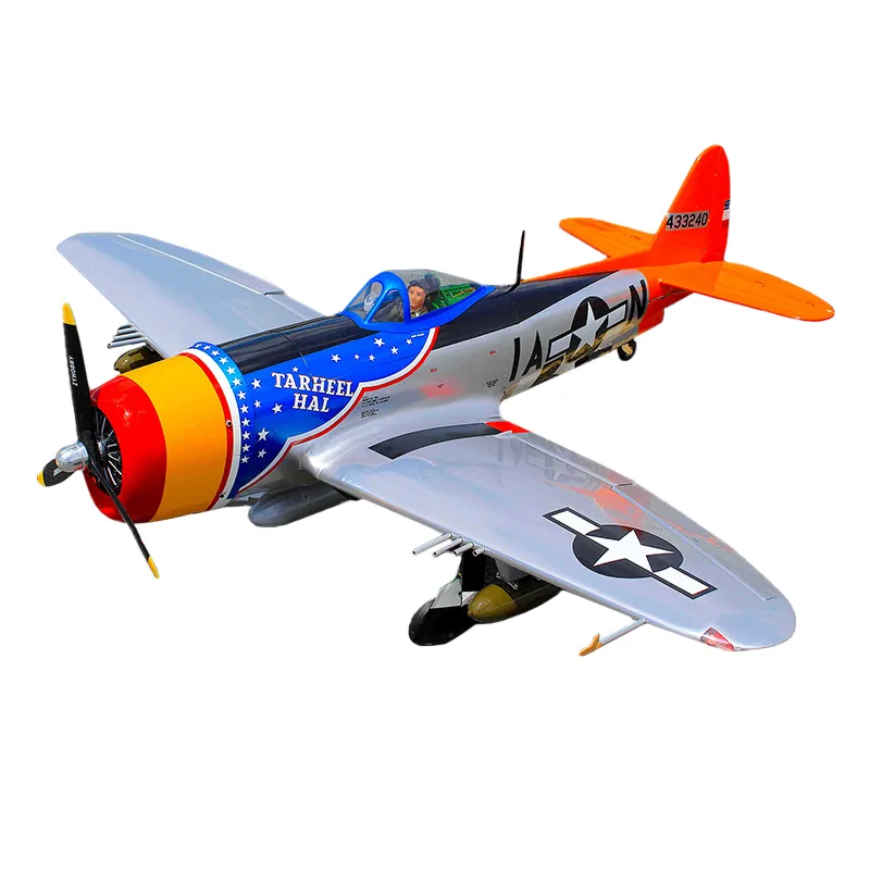 Seagull Models P-47 Thunderbolt Tarhell Hal Bubble Top 35cc ARF with Electric Re