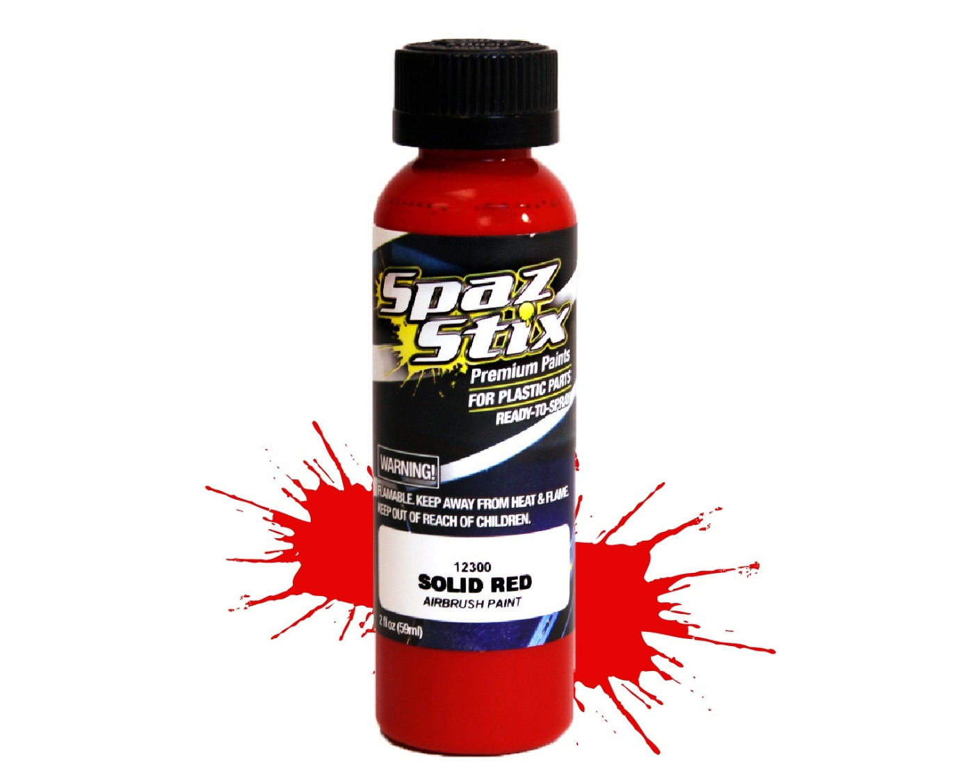 Solid Red Airbrush Paint 2oz