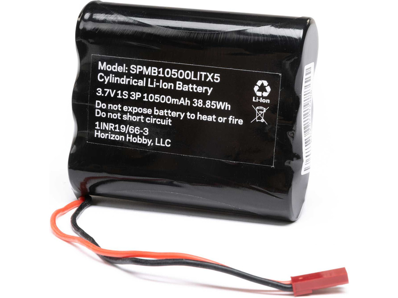 10500mah Spektrum 3.7V 1S Transmitter Battery, IXSR