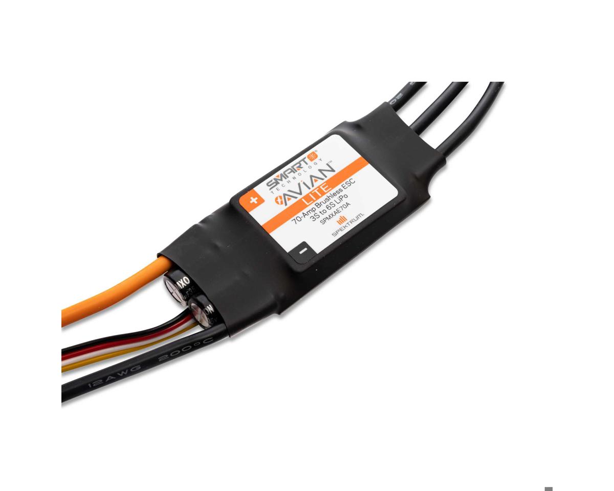 Spektrum Avian 70A 3-6S Smart Lite Brushless ESC with IC3 Connector