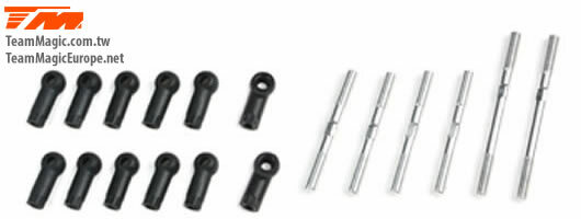 E4JR - Adjustable Linkage turnbuckle set