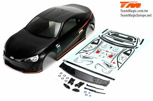 Pre-painted Body Shell (Black) E4D 86