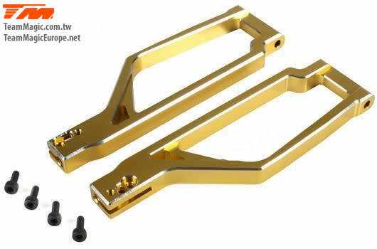 CNC alloy upper arm (gold) suit E6