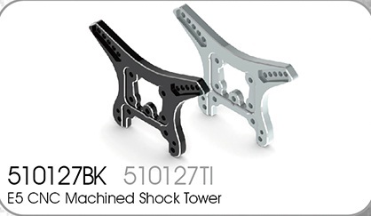 E5 option CNC alloy shock tower black