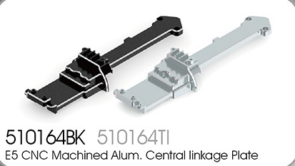 E5 option CNC centre top plate black