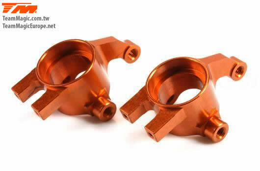 MF Alloy Steering Block orange E4D