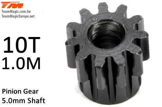 Pinoion gear M1 for 5mm shaft 10T