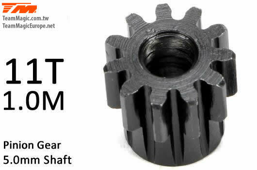 Pinoion gear M1 for 5mm shaft 11T