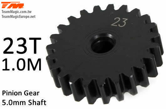 Pinoion gear M1 for 5mm shaft 23T