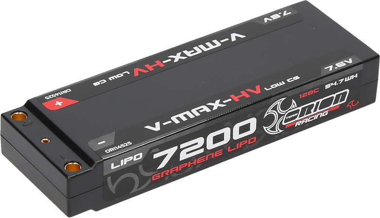 7200mah Team Orion Racing V-Max-HV Graphene Tech LCG 7.6V 2S 128