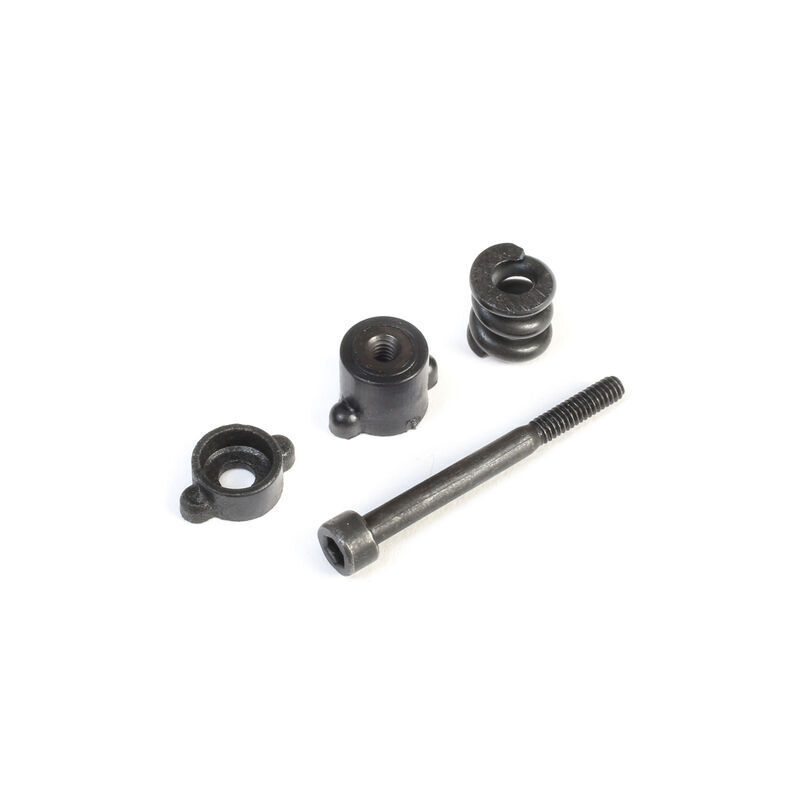 TLR Diff Screw, Nut and Spring, 22 5.0