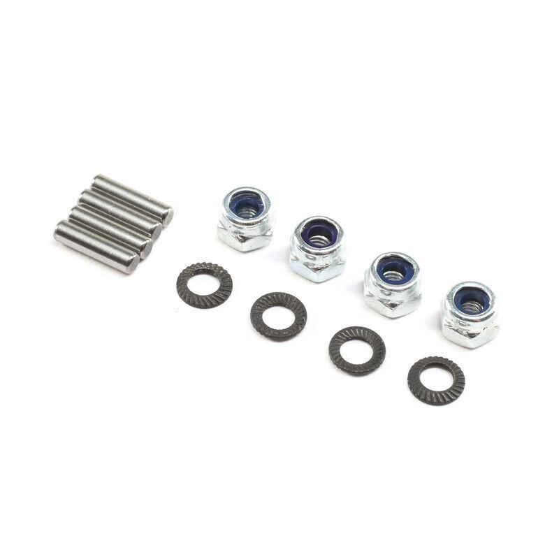 TLR Pinion Mounting Hardware, 4pcs, 22X-4