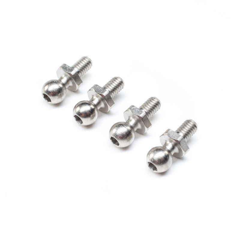 TLR Ball Stud, .8mm x 5mm (4)