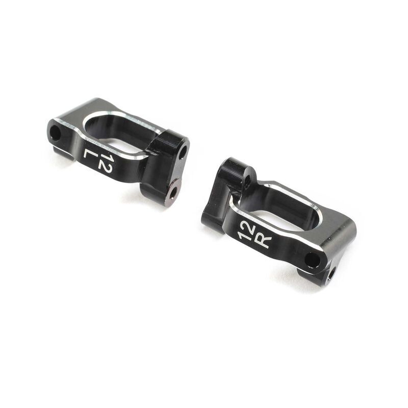 TLR Caster Block Set, 12 deg, Aluminium, 22X-4