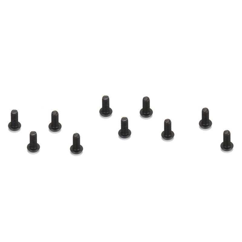 TLR Button Head Screws, M2.5 x 8mm, 10pcs, 22 5.0 SR