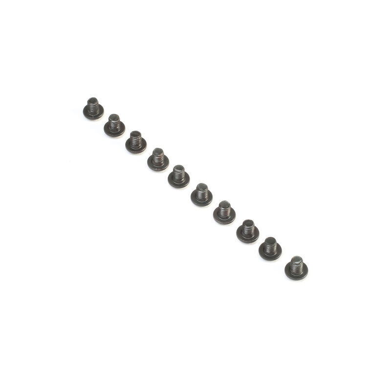 TLR Button Head Screws, M3 x 4mm, 10pcs, 22 5.0, 22X-4