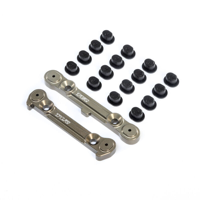 TLR Adjustable Rear Hinge Pin Brace with Inserts, 8X Elite