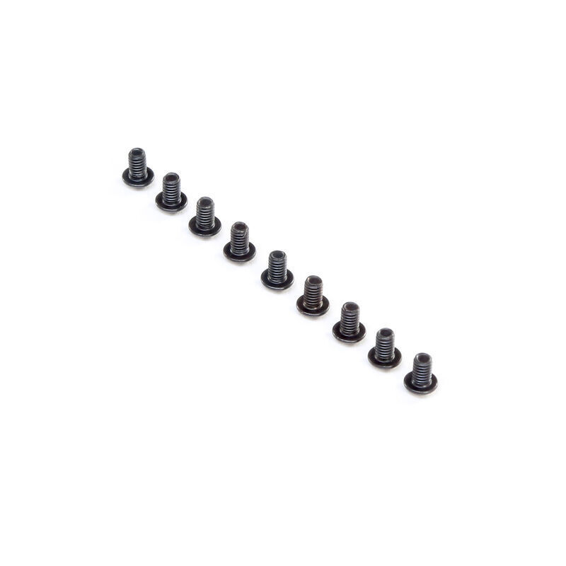 TLR Button Head Screws, M2.5x4mm, 10pcs, 8X Elite