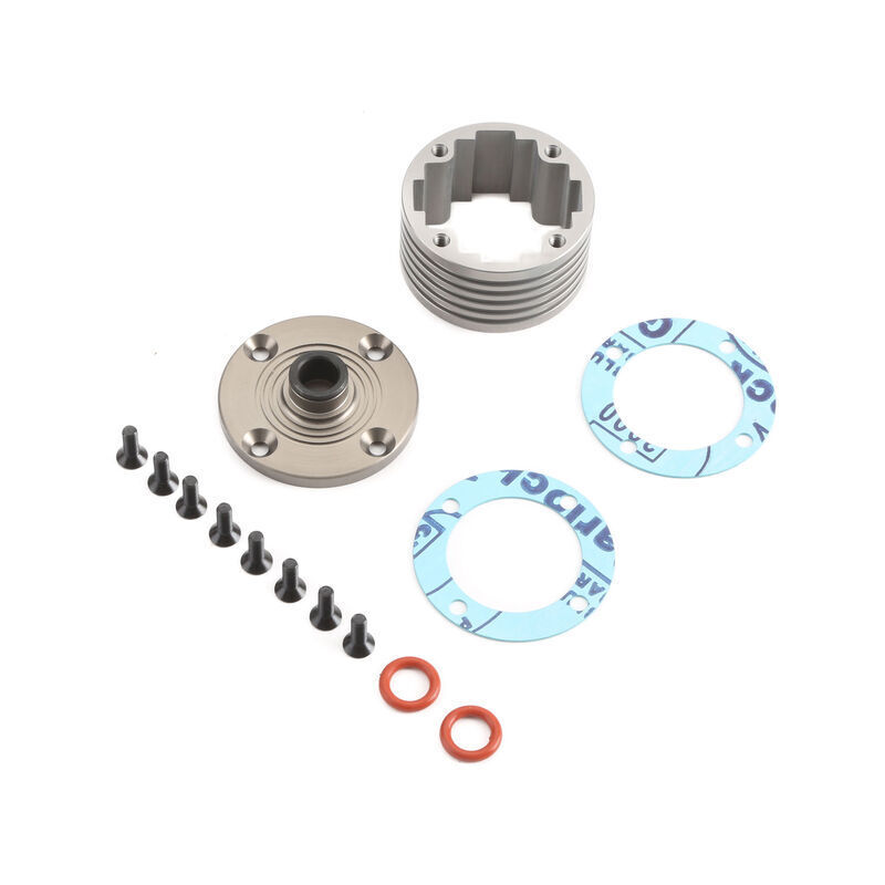 TLR 5IVE-B Diff Housing Set Al(1) 5B/5T/Mini