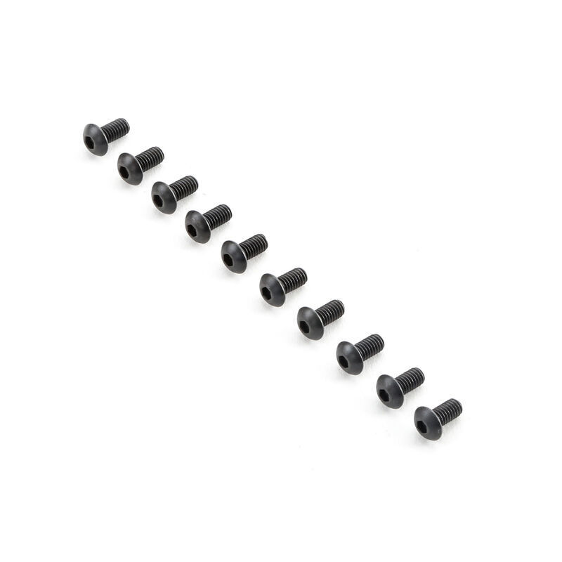 TLR Button Head Screws, M4x8mm (10)