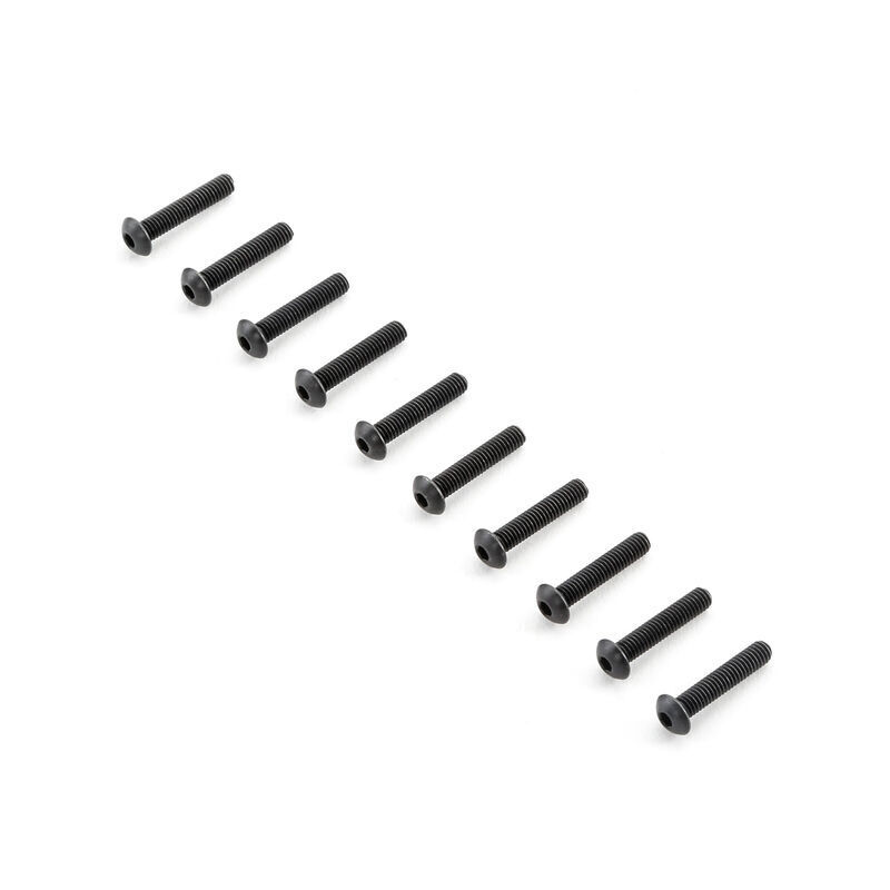 TLR Button Head Screws, M4x20mm (10)