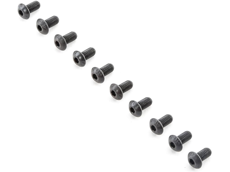 TLR Button Head Screws, M5x10mm (10)