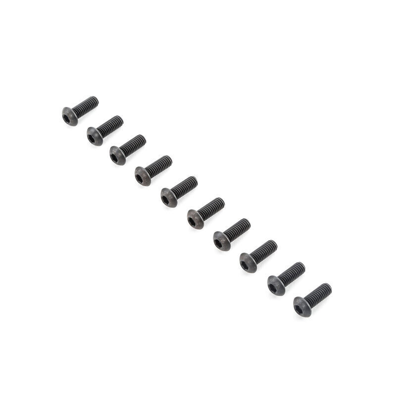 TLR Button head Screws, M6x16mm (10)