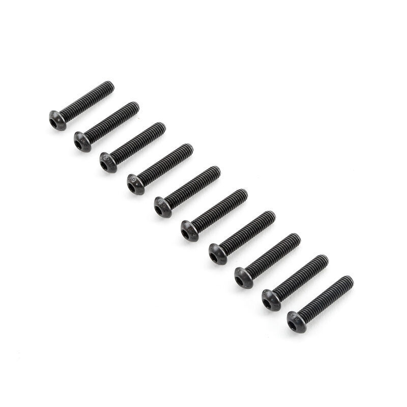 TLR Button Head screws, M6x30mm (10)