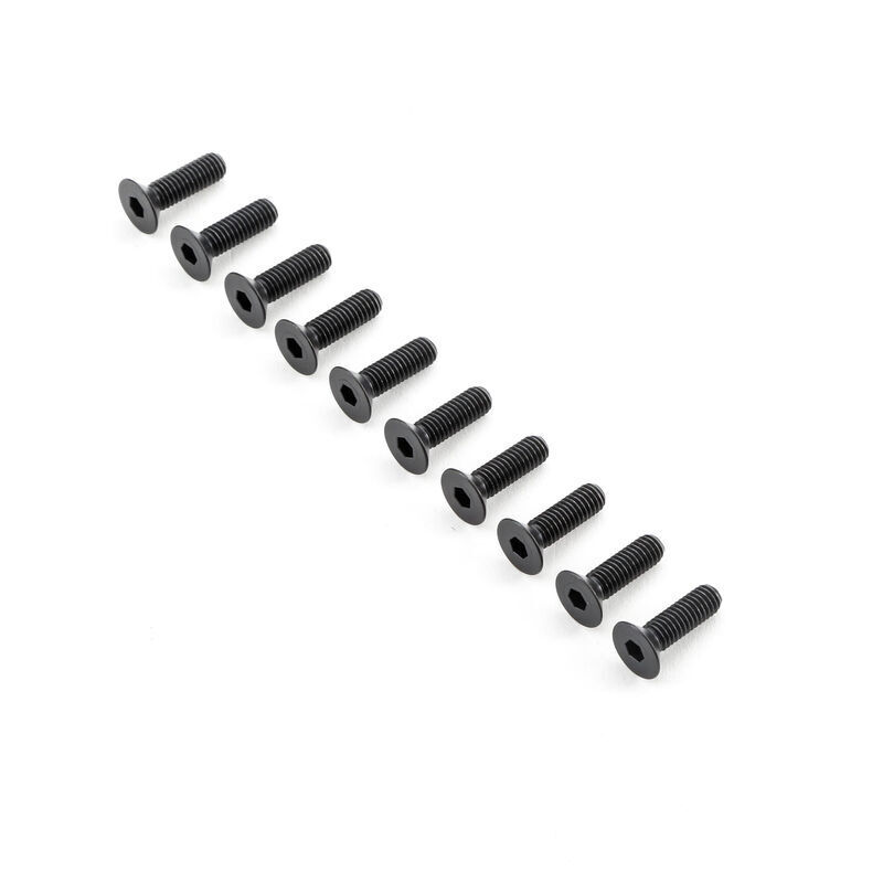 M6x20mm TLR Flat Head Screws, (10)