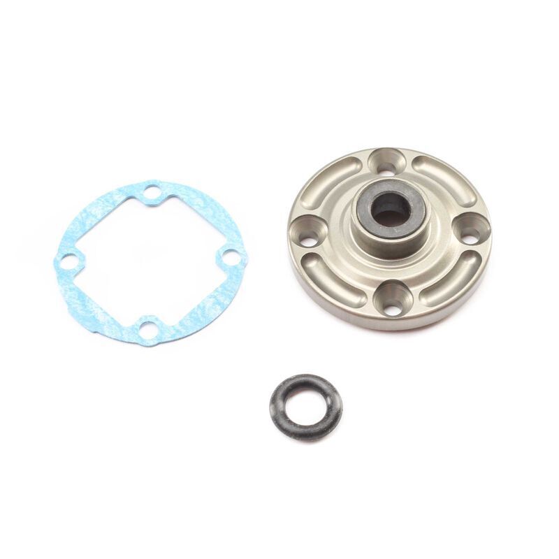 TLR Aluminum Diff Cover, G2 Gear Diff, 22