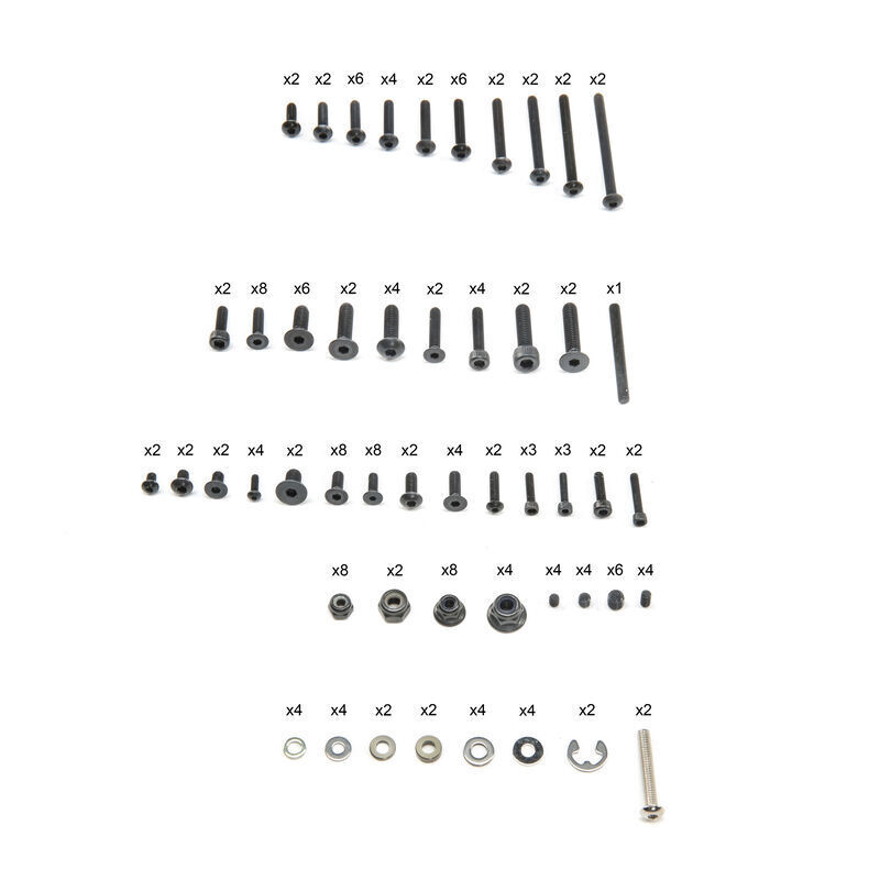 TLR 8X Screw and Nut Assortment Box