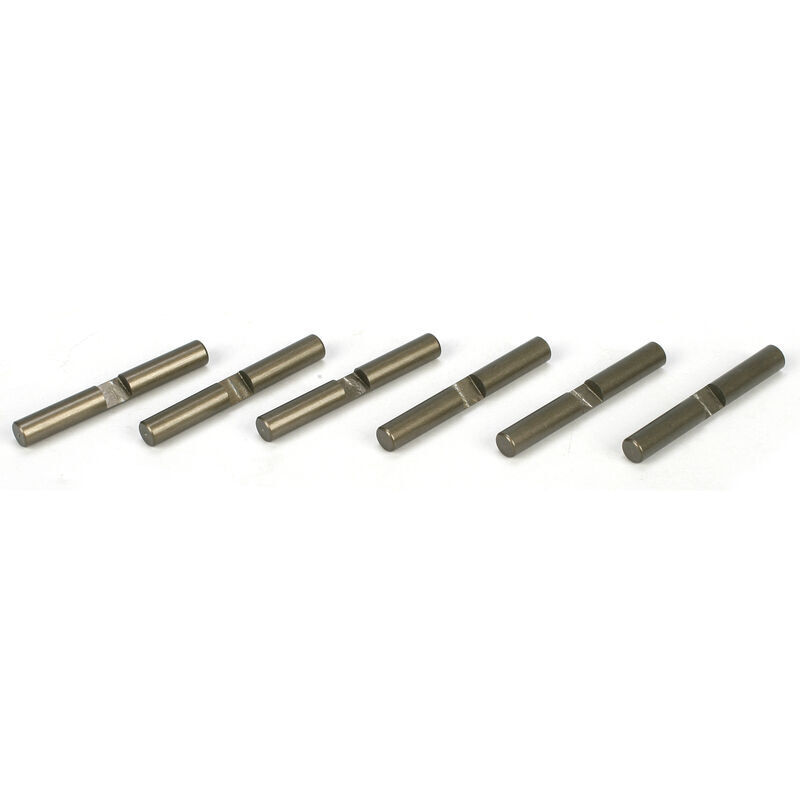 TLR Differential Shaft Set, Aluminum (6): 8B, 8T 2.0