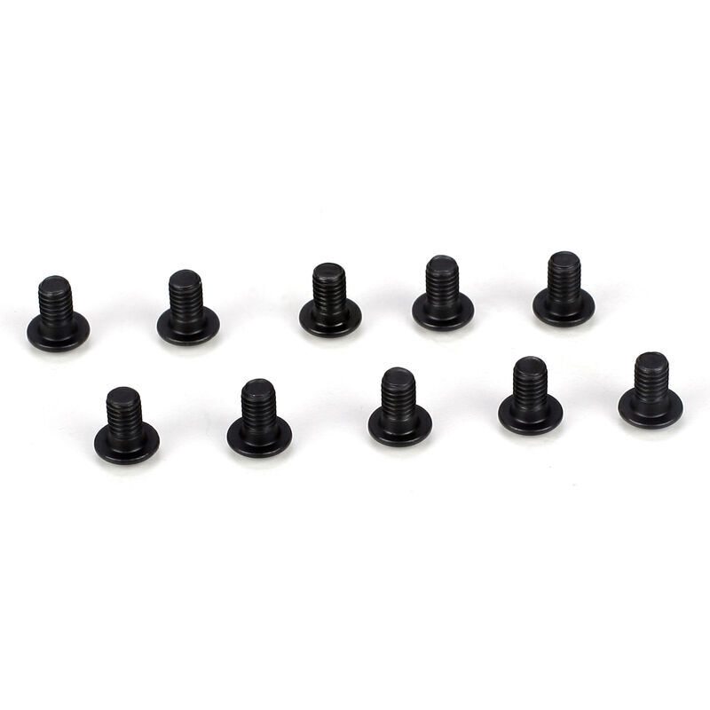 TLR Button Head Screws, M3 x 5mm, 10pcs, 8X Elite