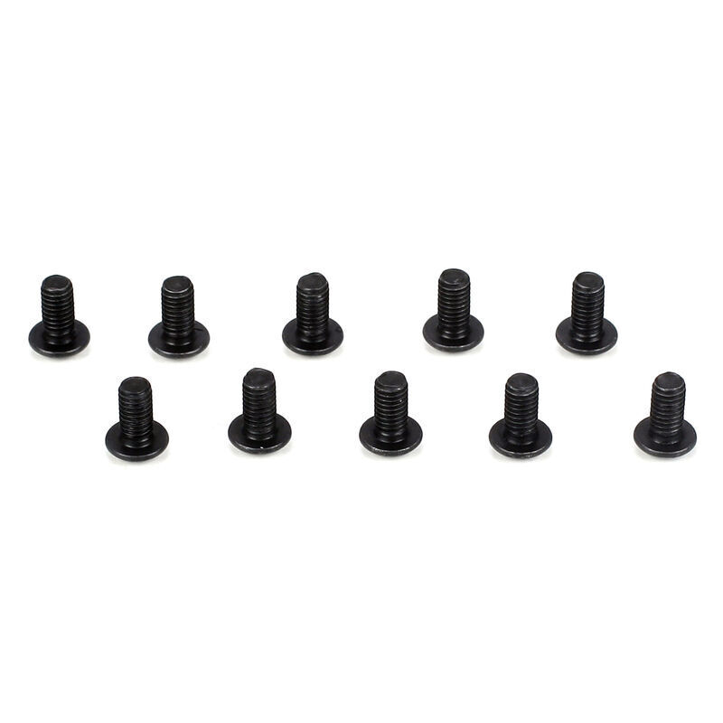 TLR Button Head Screws, M3 x 6mm, 10pcs, 22 5.0, 22X-4