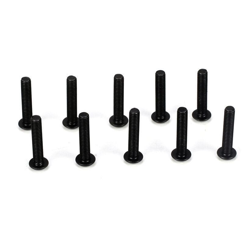 TLR Button Head Screws, M3x16mm, 10pcs