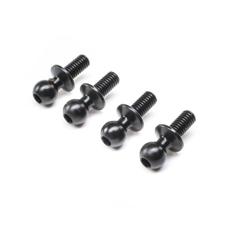 TLR Ball Stud, 4.8mm x 6mm, 4pcs, 22 5.0, 22X-4