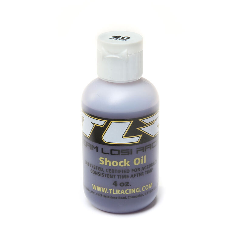 TLR Silicone Shock Oil, 40wt, 4oz