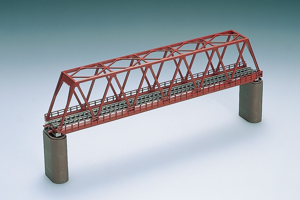 Tomix N Truss Bridge for single Track (red)