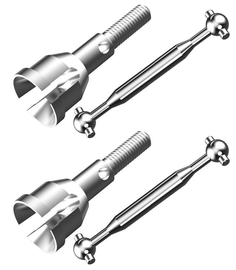 U1601-027 Metal Rear Dogbones+ Metal Rear Wheel shafts