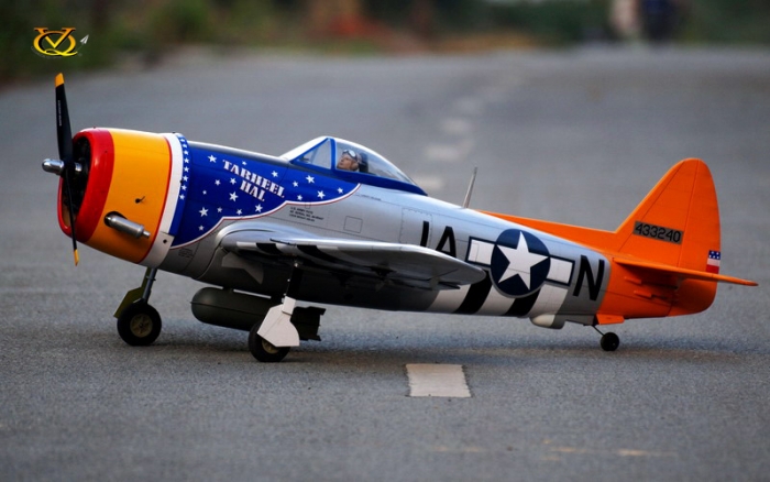 VQ Models P-47D .50 ARF 1500mm WS TARHEEL HAL