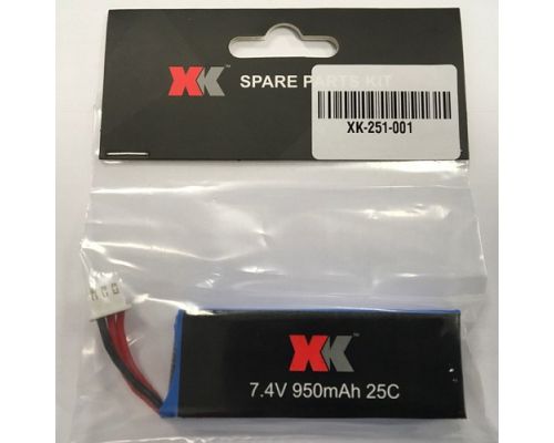 X251-001 7.4v 950mAh 20C Lipo Battery for X251